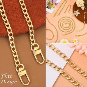 Unbranded Gold 32” Chain for Handbags or Wallets NWOT